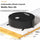 Robot Vacuum Cleaner, USB Smart 3 in 1 Super Thin, Powerful Suction, Quiet, Self Charging Robotic Vacuum Cleaner, Cleans Hard Floors to Medium Pile Carpets (Black) Color And
 (White) Color