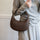 Women's one-shoulder cross-body underarm handbag and you can take this bag with you when you go shopping anywhere. You will feel very comfortable in your hand when you carry this bag.