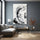 Handmade Oil Painting Canvas Wall Art Decoration Hand Painted Modern Abstract White Acrylic Artwork Large Murals Thick Texture For Living Room Home Decor Unframed Paintings